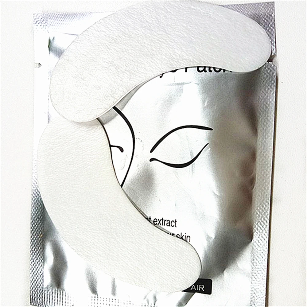 Free shipping hydrogel eye patch disposable lint free eye gel eyepatch for eyelash extension