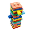 Timber Tower Wooden Block Stacking Game - Color Match Play Set (48pcs)