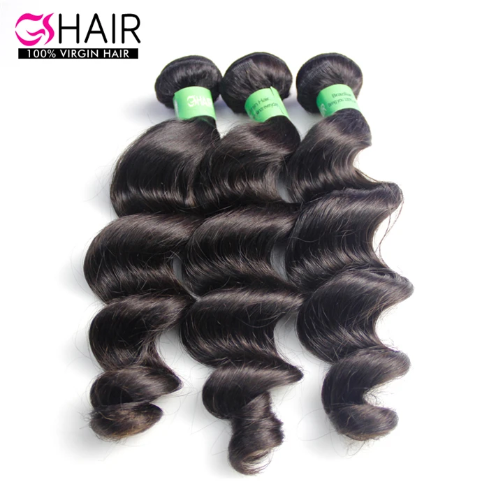 

Brazilian Virgin Hair Weave Loose Wave 7A grade Human Hair extension natural black 3pcs lot top beauty brazilian hair, Natural color 1b to #2
