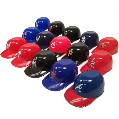 Official MLB 8oz Mini Baseball Helmet, Ice Cream Snack Bowls