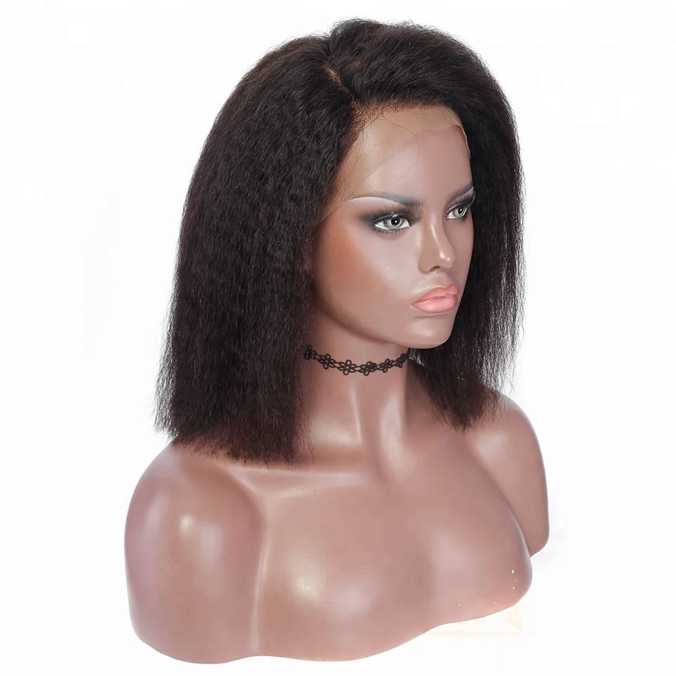 

Brazilian Natural Human Hair Lace Wigs For Black Women