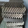 Perforated plate corrugated packing has high efficiency and large flow rate