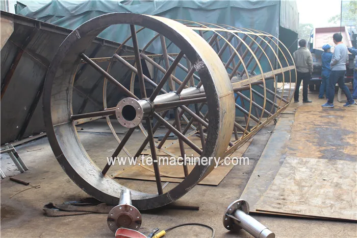 Firewood trommel screen screening machine