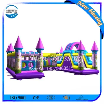 bouncy castle obstacle course for sale