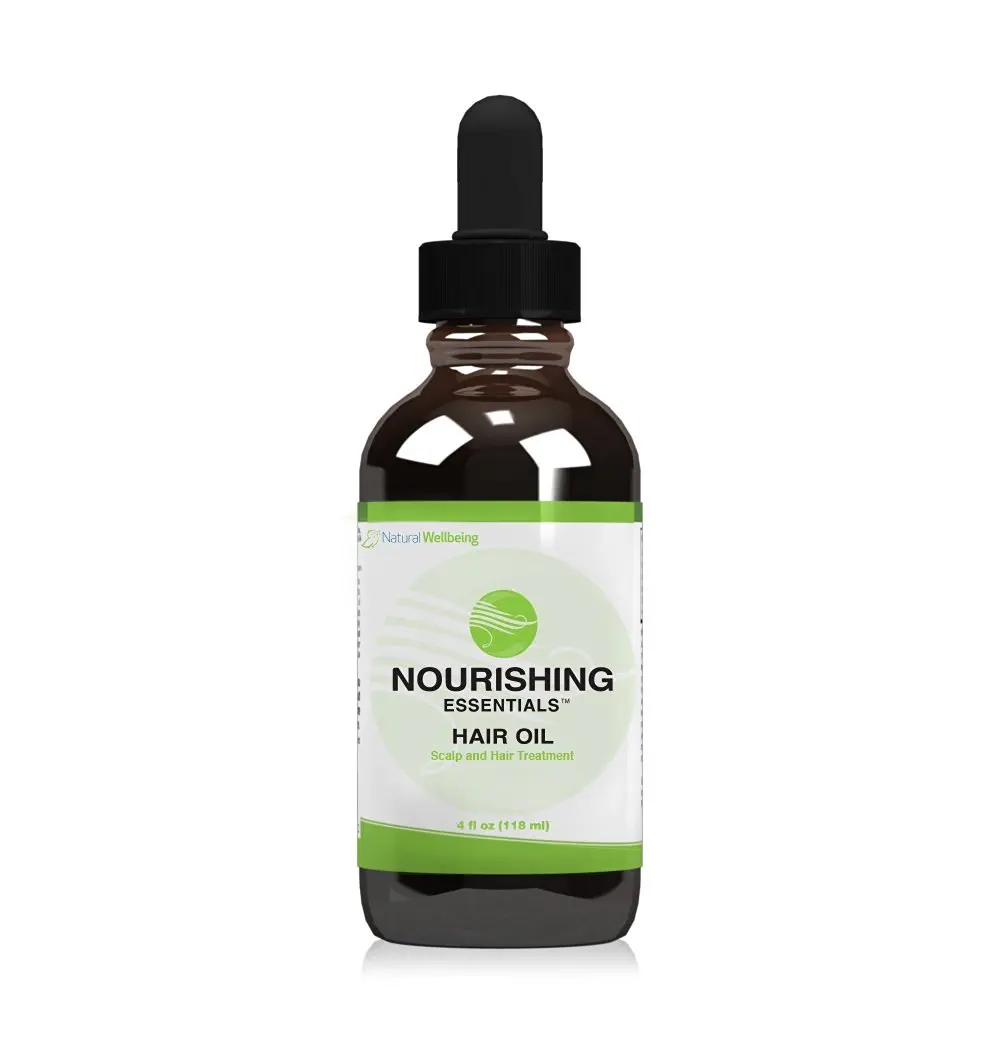 Hair Essentialsª Nourishing Hair Oil - 4oz - Healthy hair and scalp support with nourishing coconut oil and pure essential oils: