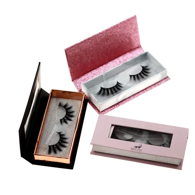 

New Styles Popular Wholesale Soft Natural Real Silk False Eyelashes, Natural black