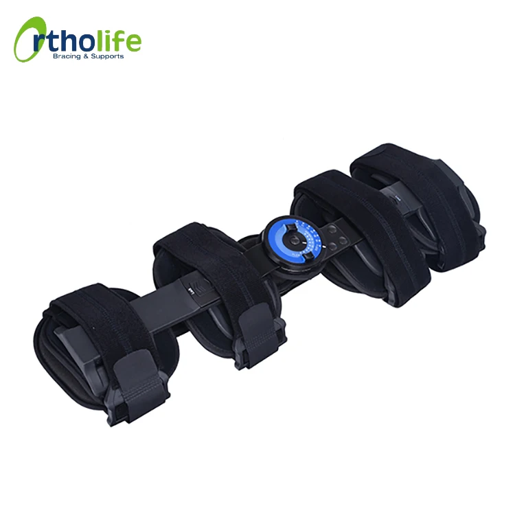 OL-KN096 Orthopedic Adjustable Leg Support Post-OP Hinged ROM Knee Brace