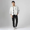 Custom White Water-proof Windbreaker softshell Jackets for Men