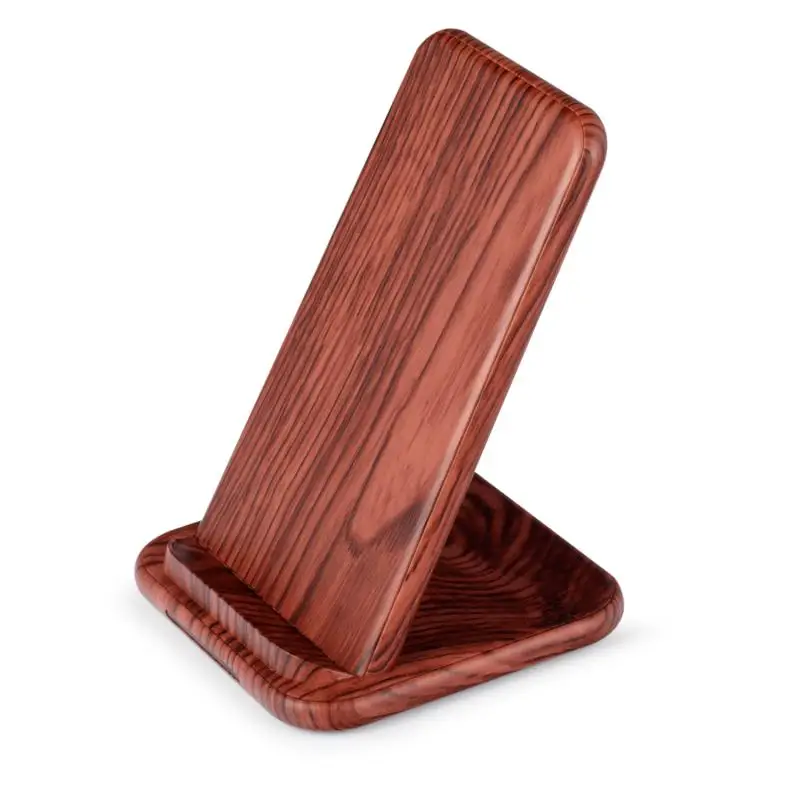

2021 Hot Sales High Quality Qi Certified Wooden Wireless Charger Stand