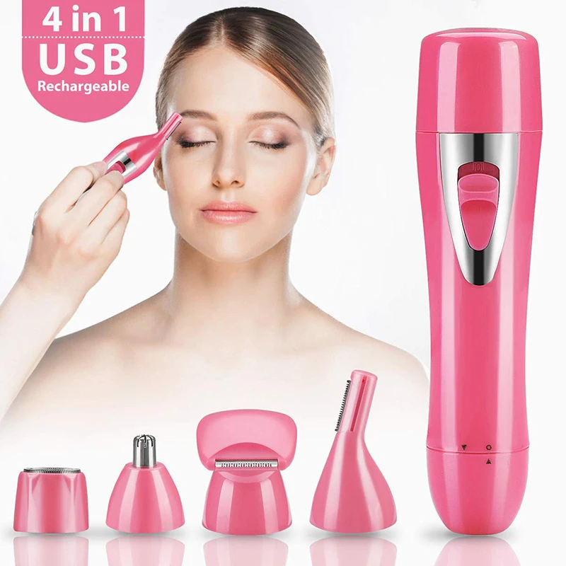 China Factory Electric Cordless Nose Hair Trimmer & Clippers For Women Lady  Facial Eyebrow Epilator - Buy Epilator Trimmer For Women,Eyebrow Epilator Hair  Trimmers & Clippers,Hair Trimmer Product on Alibaba.com