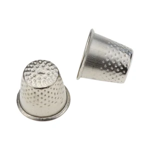Wholesale high quality aluminum silver sewing thimble