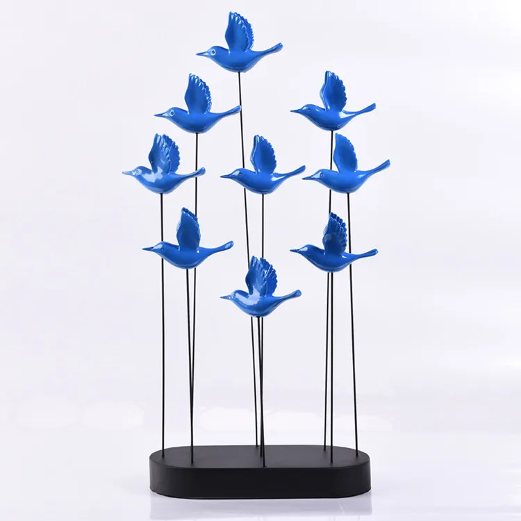Modern Resin Material Birds Figures Home Decor Trend Luxury Home