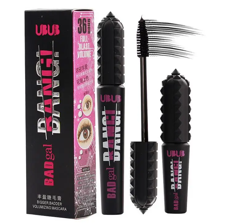 

Makeup 4D Silk Grafting Mascara Double Tube Set Waterproof Double Mascara Black Fiber