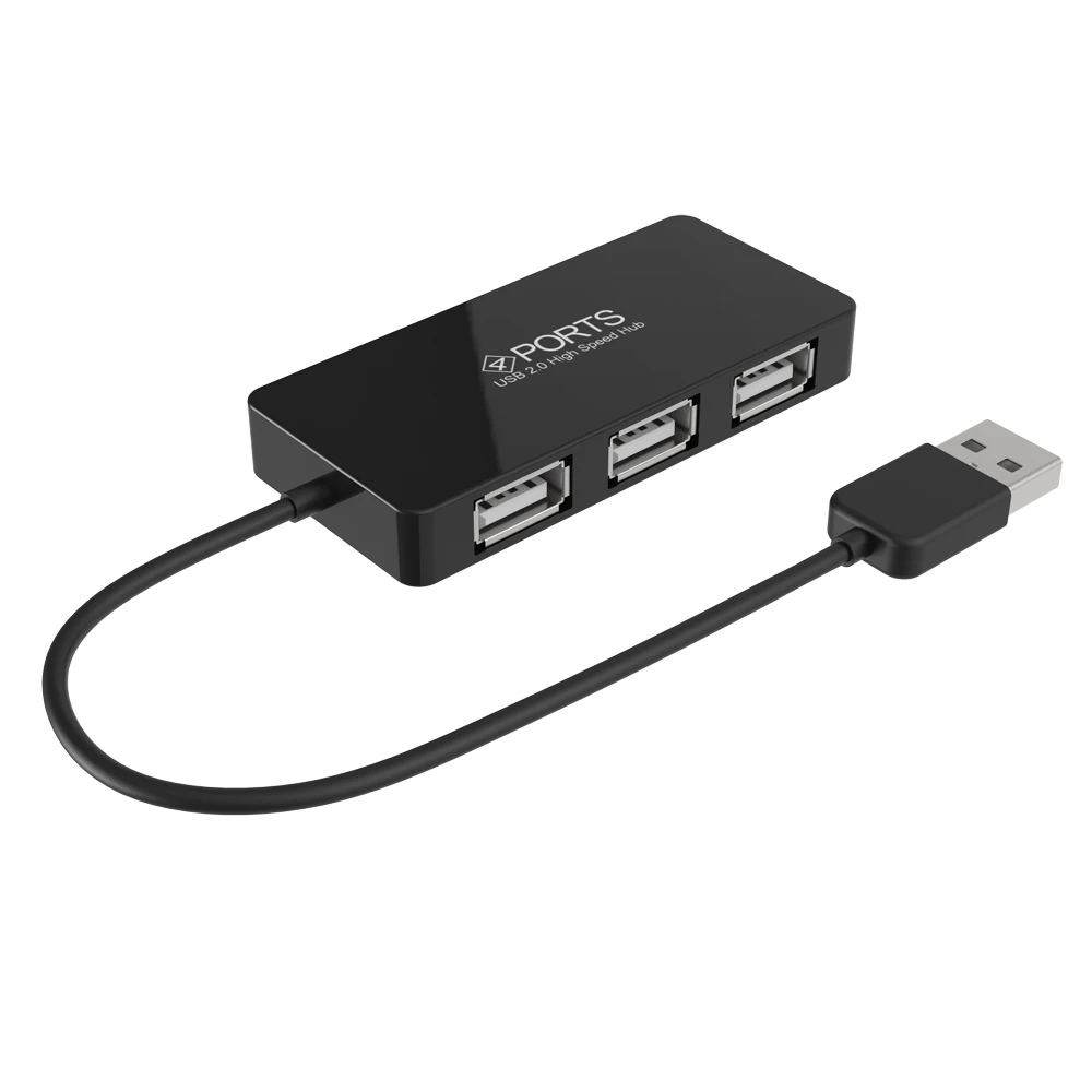 

Factory Cheap High Speed Data Transfer Aluminum 4 ports 4 In 1 USB 2.0 USB HUB, Black,white