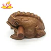 High quality frog shaped wooden temple block for wholesale W18A042