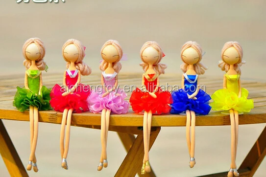 muñecas bailarinas de ballet en tela