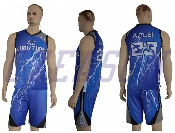 color blue jersey basketball