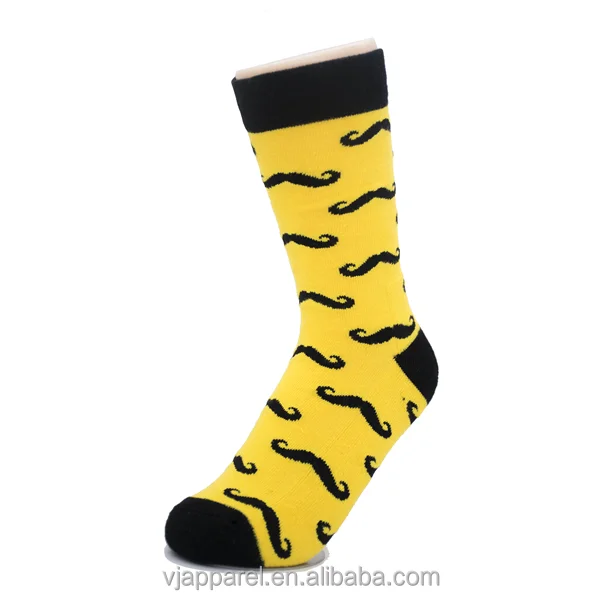 

Custom design Causal personalized moustache dress socks