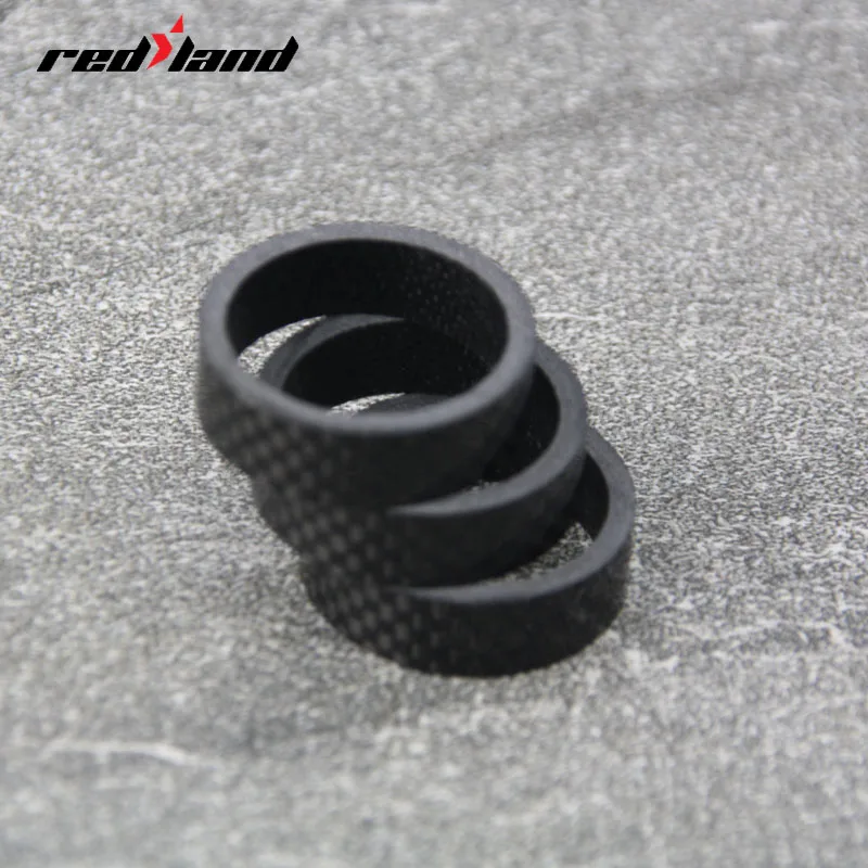 

5MM Carbon Fiber Bicycle Carbon Fiber Front Fork Washer bicycle part, Black carbon fiber light pattern