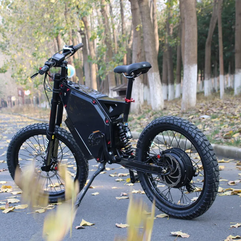 

Chinese new year Promotion!!!5000W enduro e bike high quality electric bicycle bomber electric bike, Black/white/orange