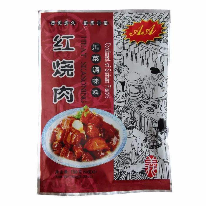 
Yidayuan Red-Cooked Pork Meat seasoning 150g per Bag, HongShaoRou, Condiment of Sichuan Flavors, Chili sauce 