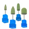 Rotary Rubber&Silicon Carbide Buffer Nail Drill Bit Remove Clean UV Gel Polish Dust for Electric Manicure Tool