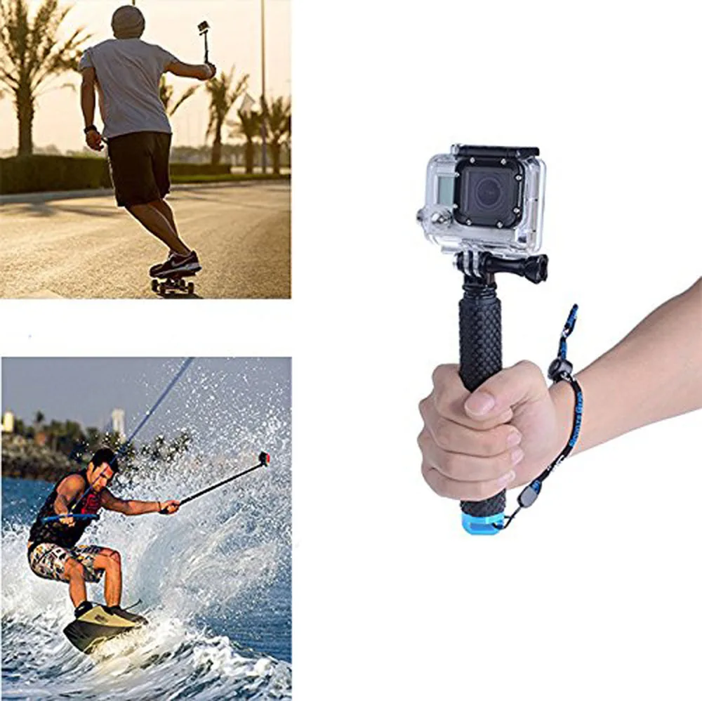 

Kaliou Selfie Stick 19 inch Handheld Gopros Monopod 19-49cm For Gopros Xiao YI Camera, Yellow,red,blue,green