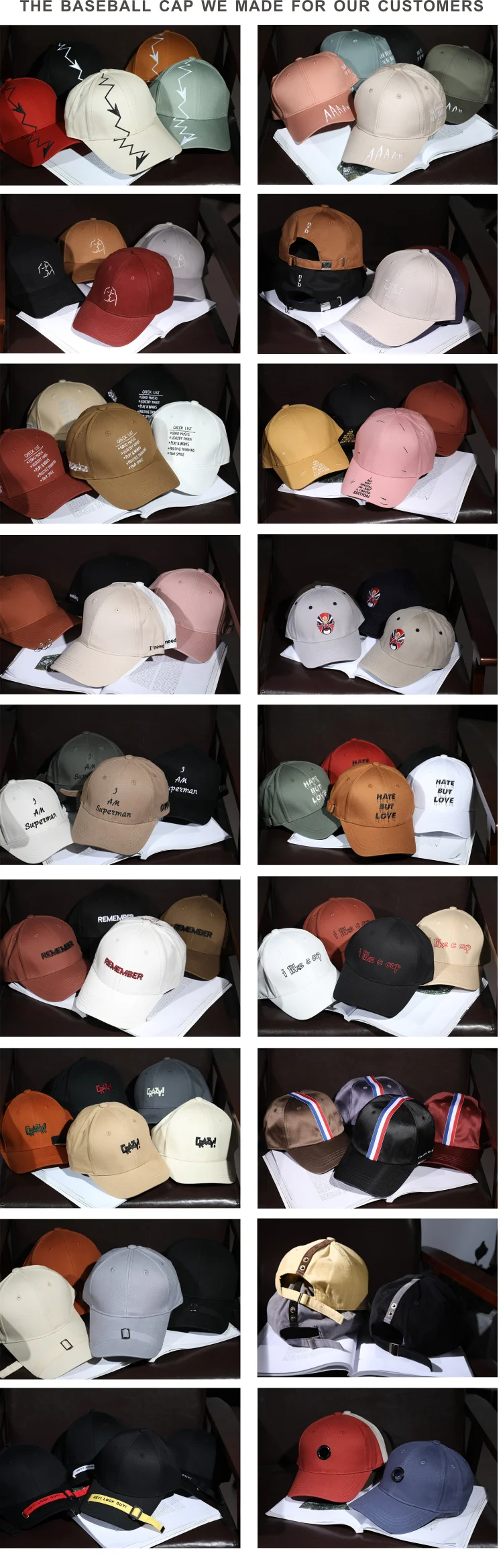 Manufacturer oem fashion 6 panel hip-hop custom sports embroidered black baseball cap.png