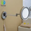 FAAO round lighted make up magnifying mirror