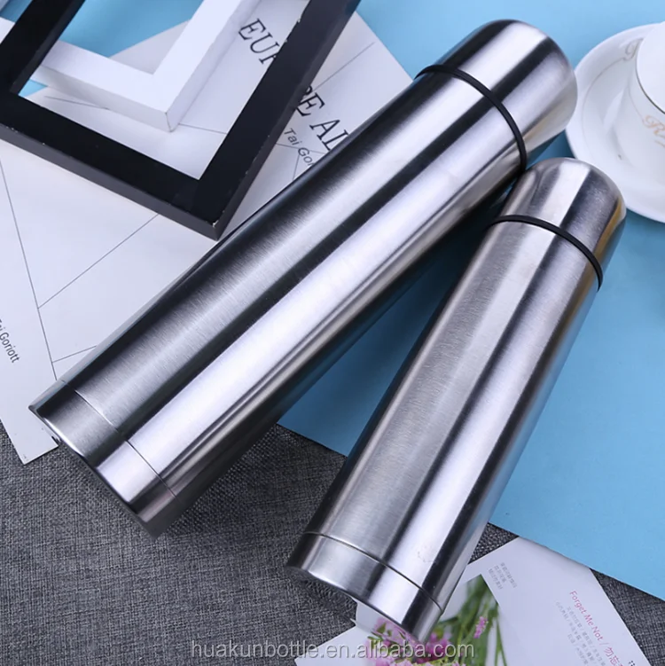

2022 best selling custom 500ml 750ml double wall stainless steel insulated office vacuum travel thermos flask water bottle, Customized color