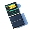 1W 4V Solar Panel With Base For AAA Battery Solar Cell For 1.2V 2xAA 2XAAA Rechargeable Battery Charging Directly