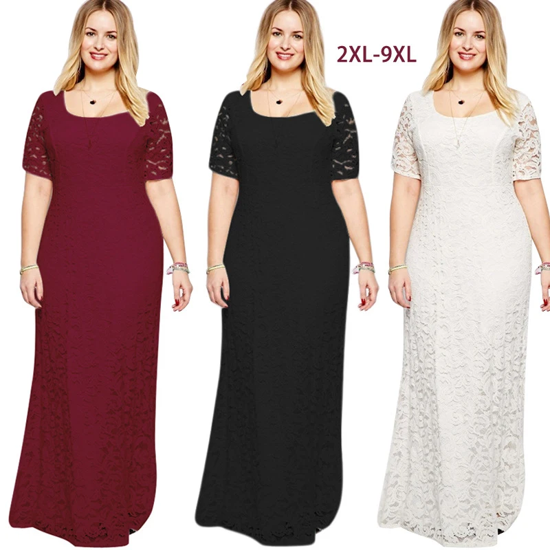 

Hot sale online shopping from factory lace dress plus size lace dress maxi dress, Customized color