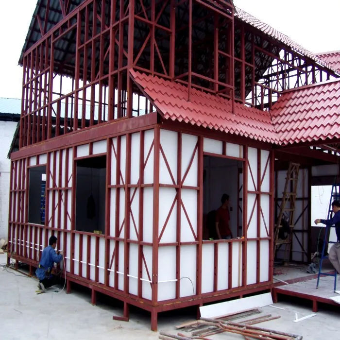 现代建筑设计自建模块化预制豪华住宅设计