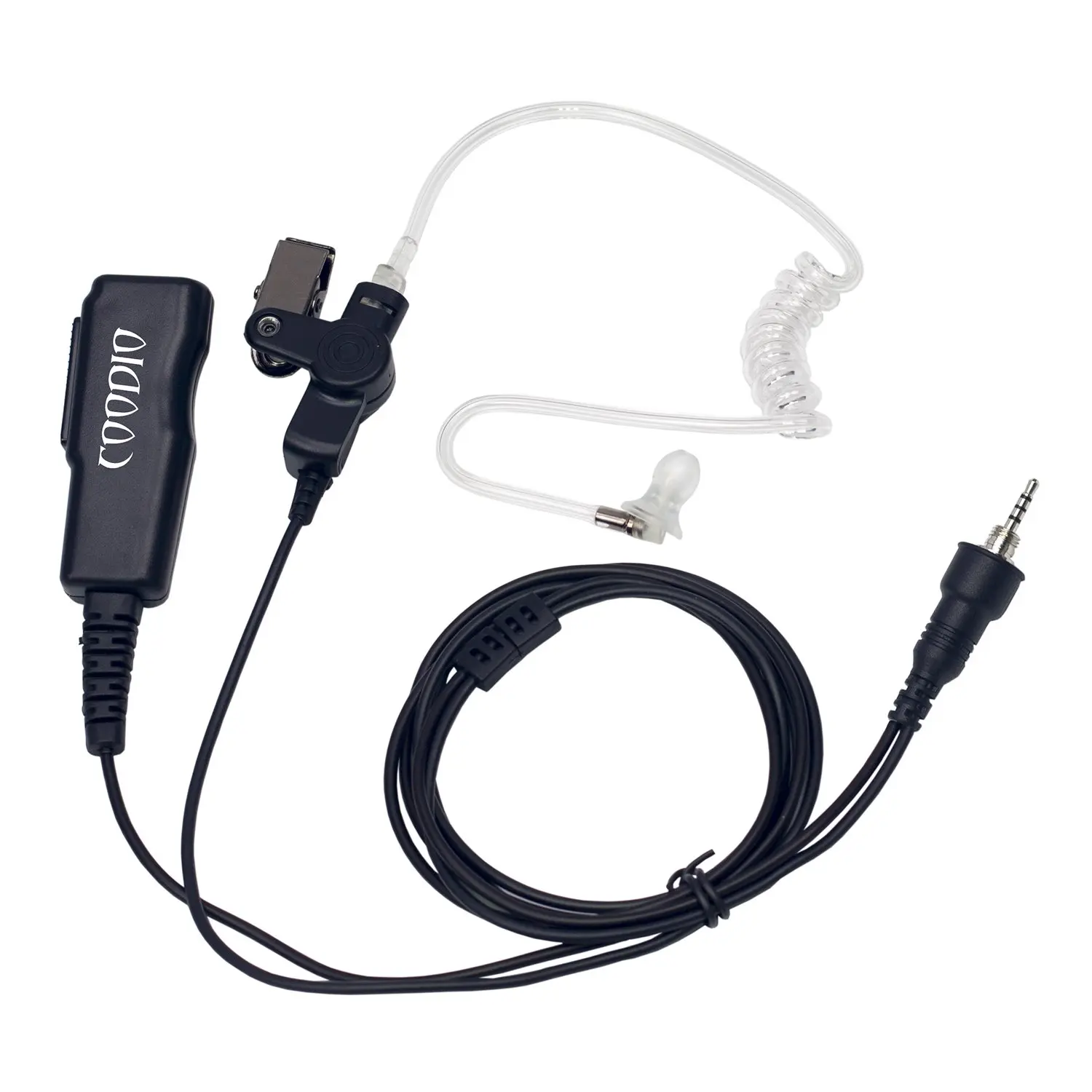 Get Quotations · Coodio Superior Surveillance Earpiece Security Headset  Bodyguard FBI [Covert Acoustic Tube] Mic Microphone For