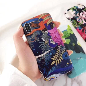 Fashion accessory for iphone flower case imd plant phone case accept custom made