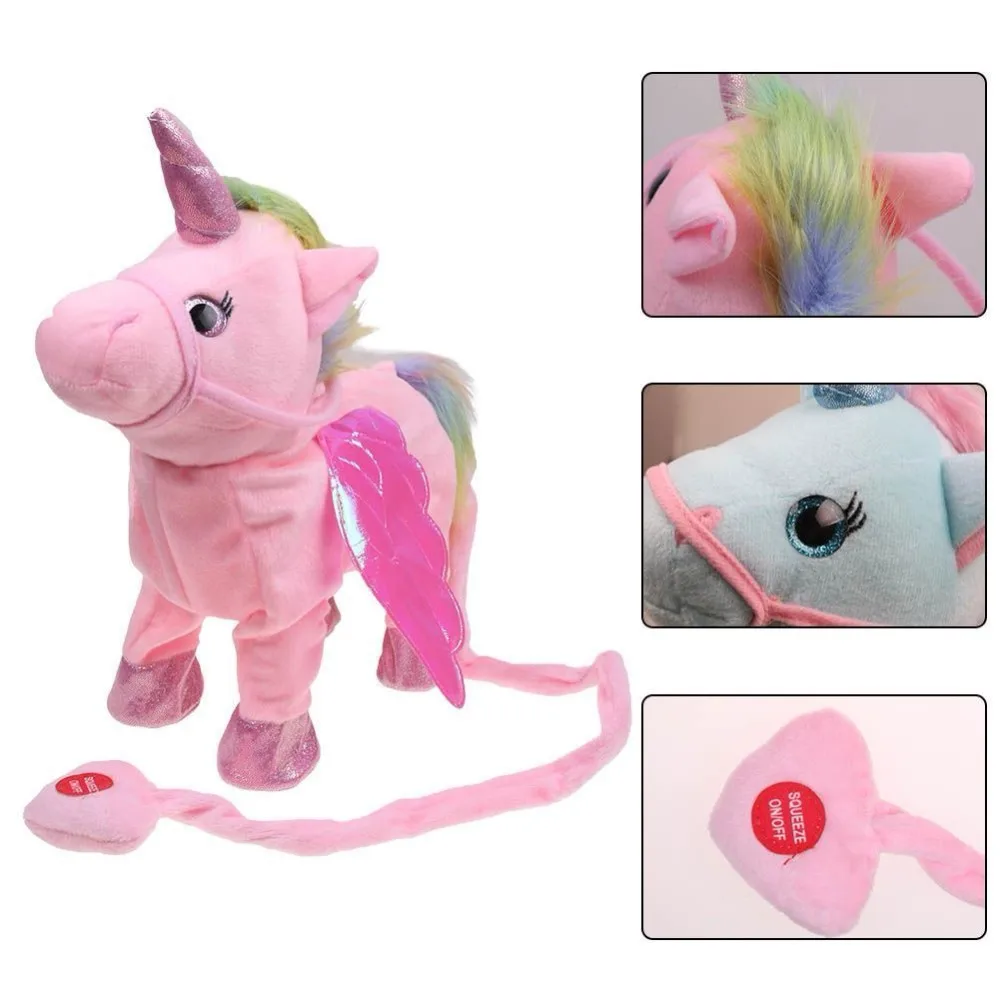 talking unicorn toy