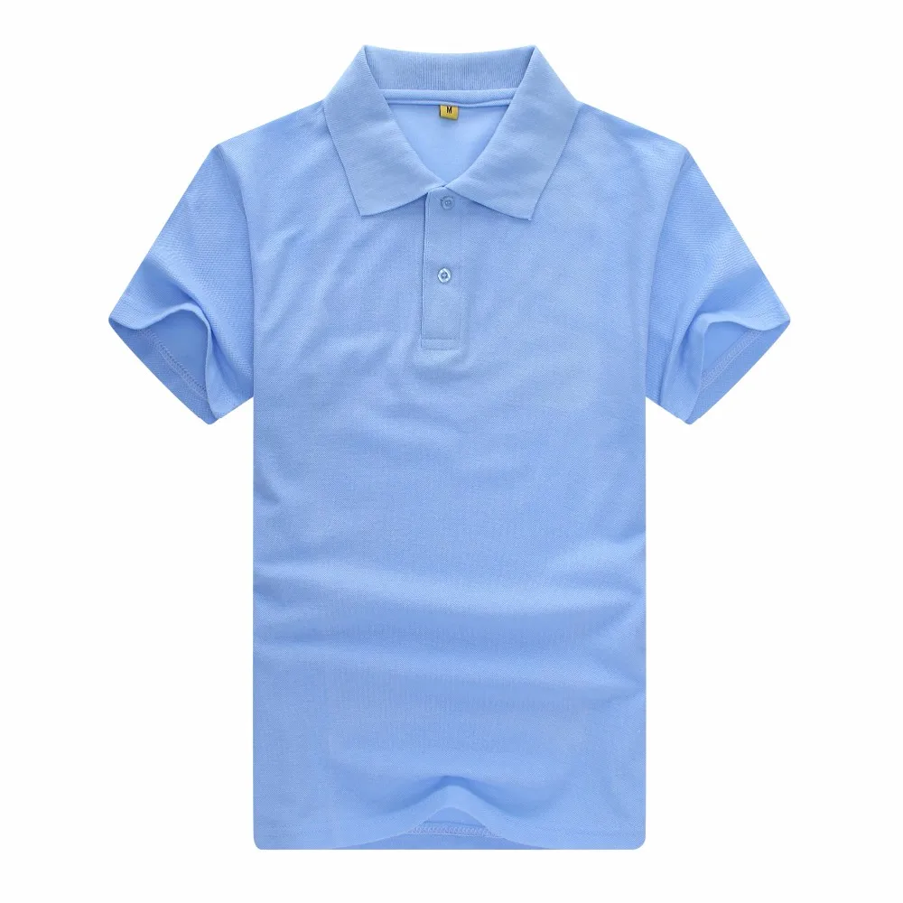 

New Arrival 100% Cotton Unisex Blank Mesh Polo Shirt Logo Custom Pure Color Sublimation T-shirt Wholesale, Pure color,14 colors for choice