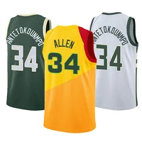 

Sublimation Green Stitched #34 Giannis Antetokounmpo 2019 Men top quality basketball jerseys