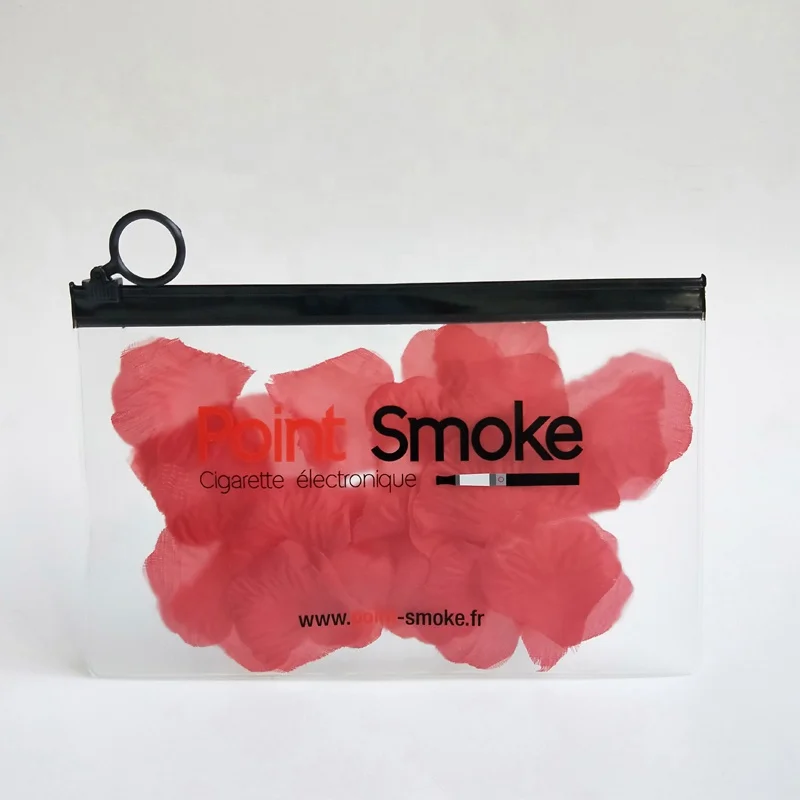 Custom Black Ziplock Clear Frosted Pvc Vinyl Bag Packaging Buy Pvc
