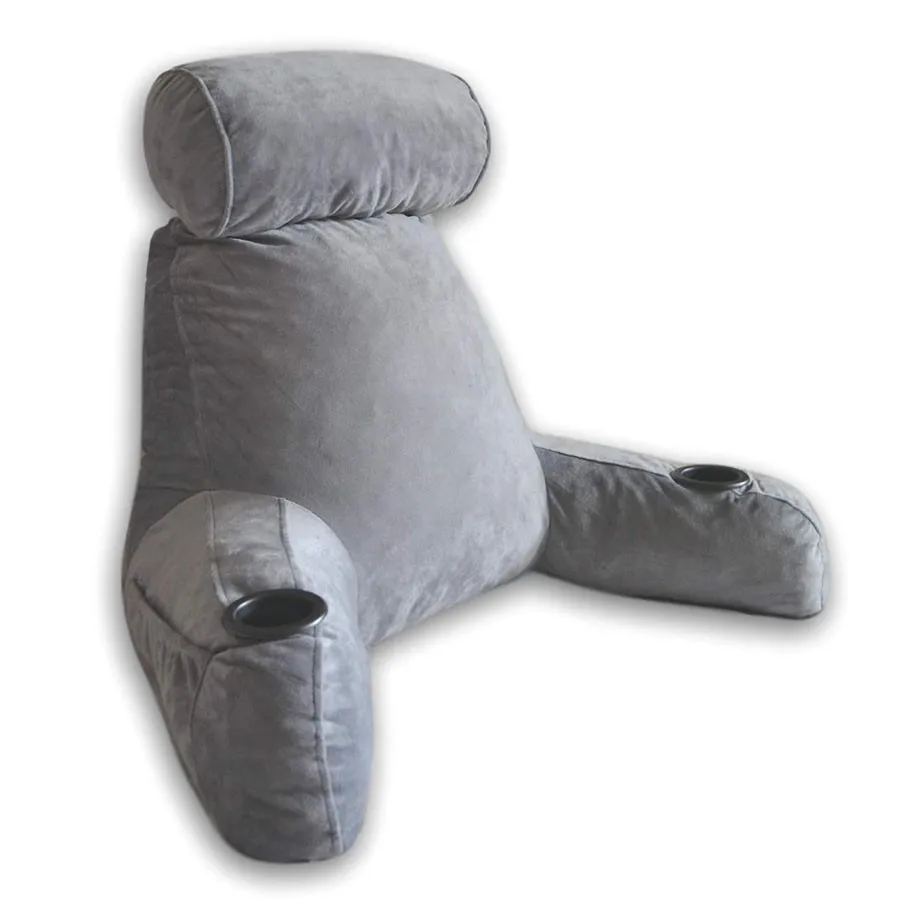 B830 Big Support Waist Cushion Reading Bed Back Rest Pillow Shredded Memory Foam Extra