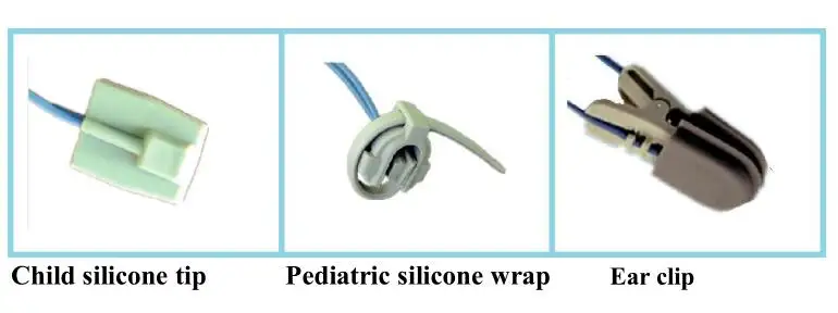 Compatible for BCI DB9 pin adult finger clip spo2 sensor pulse probe
