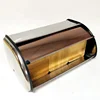 Coffee Sugar Tea Storage Canisters Set Copper Stainless Bread Bin