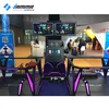 Hot selling!!! 9D Virtual Reality Amusement Park 2 Players Interactive/Single Station game simulator