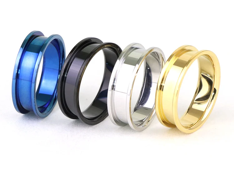 Custom Made Stainless Steel Ring Blanks For Inlay.jpg