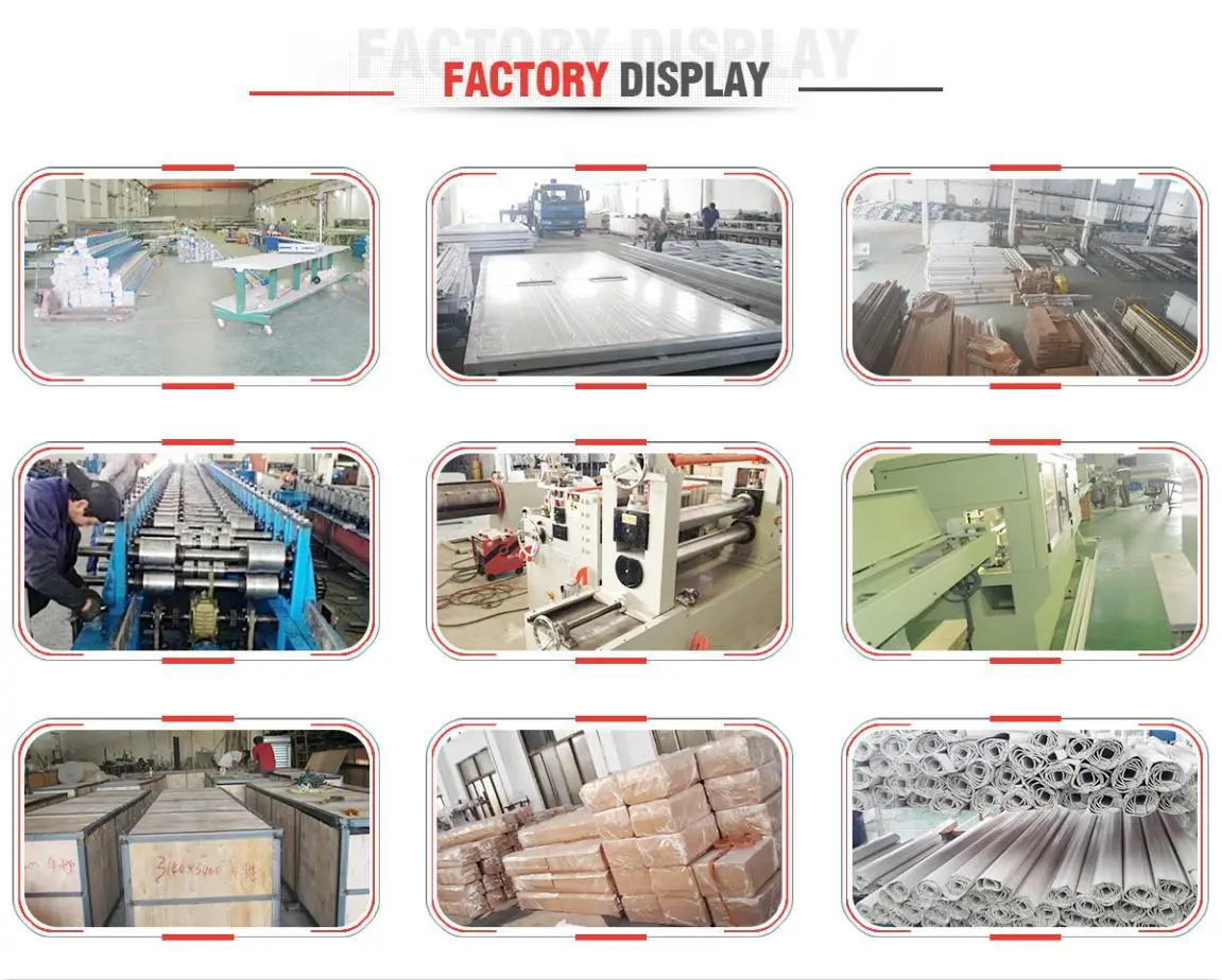 Aluminum/polyurethane material roller shutter windows and doors factory in Guangzhou