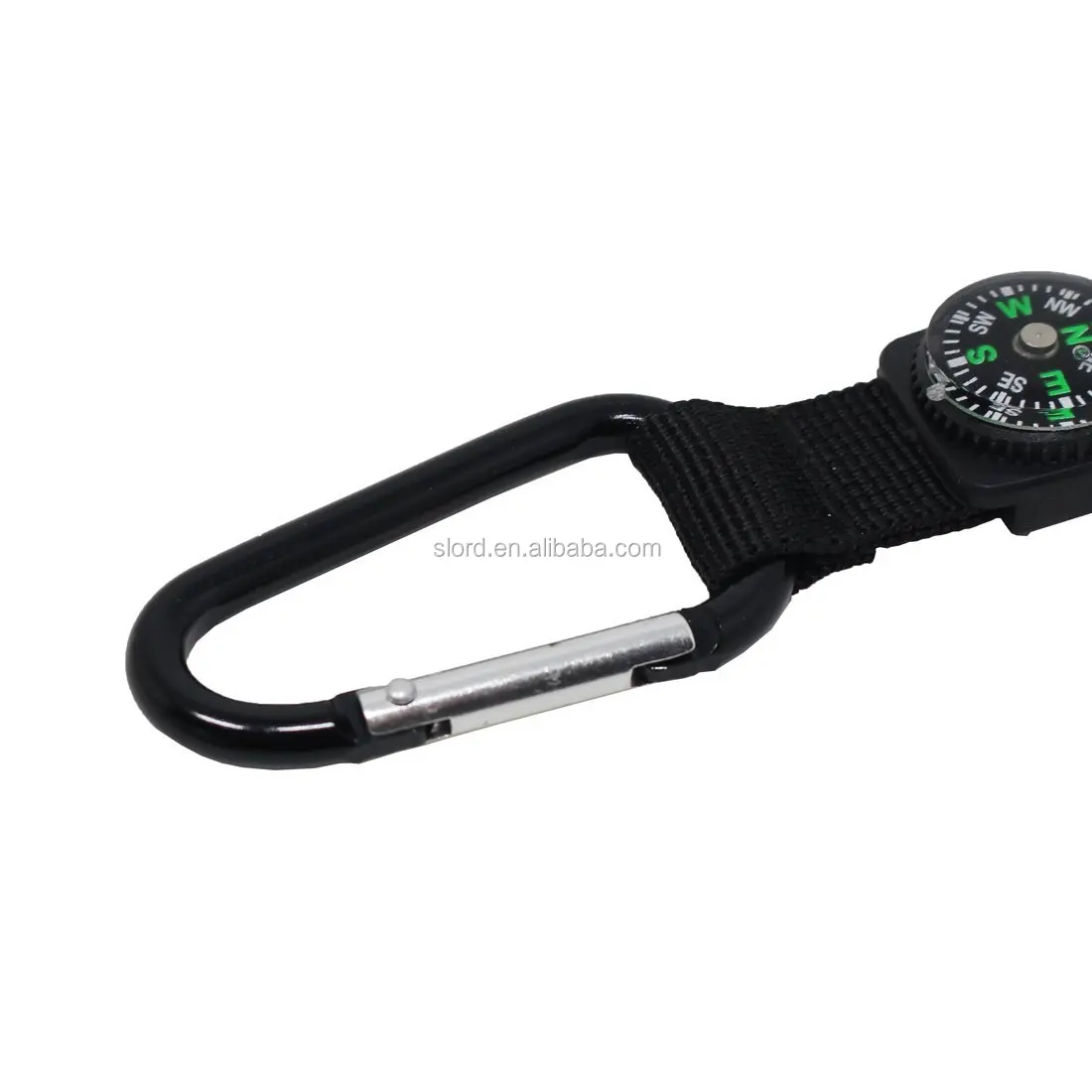 Portable Water Bottle Holder Clip Carabiner Hook With Compass Buckle