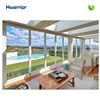 Aluminium frame sliding windows with glass for residential use according to door and window schedule design for sale