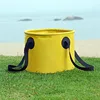 Waterproof PVC Folding Bucket Fishing Barrel Articulos Pesca Bolsa Para Pesca Collapsible Buckets for Camping Hiking
