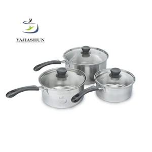 Image of Wholesale Cheaper 6pcs Pots Mini Kitchen Set Stainless Steel Sauce Pan Set