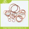 Automotive Copper Crush Washer Assortment 1/16" Thick SAE Flat Ring Brake Line Seal